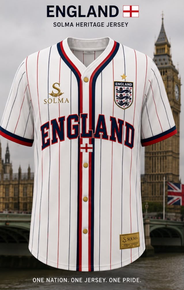 SOLMA England heritage jersey