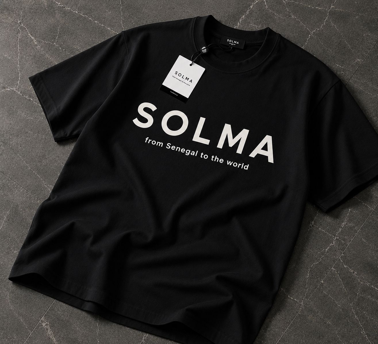 SOLMA Signature T-Shirt in black