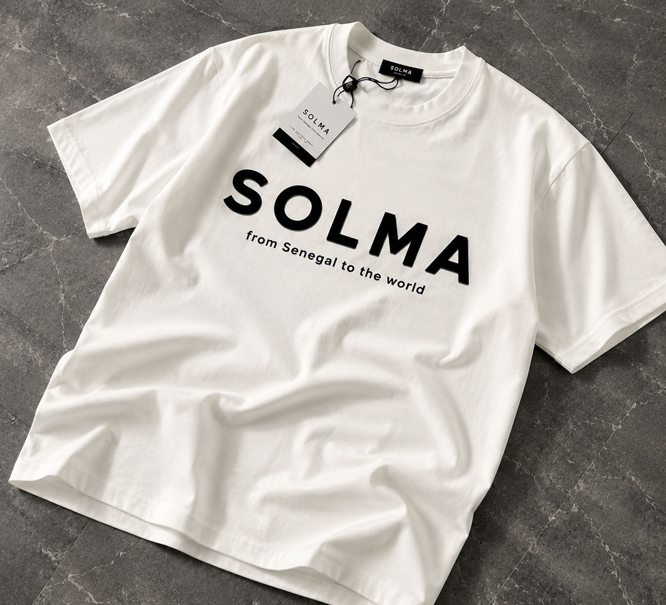 SOLMA Signature T-Shirt in white